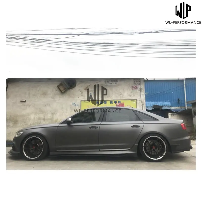 Комплект корпуса автомобиля A6 RS6 ABT из углеродного волокна боковые сплиттеры с