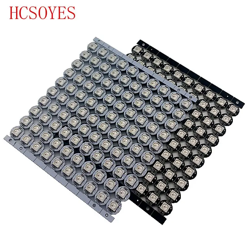 100 pcs ws2812b Individually addressable led chip ws2811 ic RGB 2812b led Heatsink(10mm*3mm) led light beads DC5V