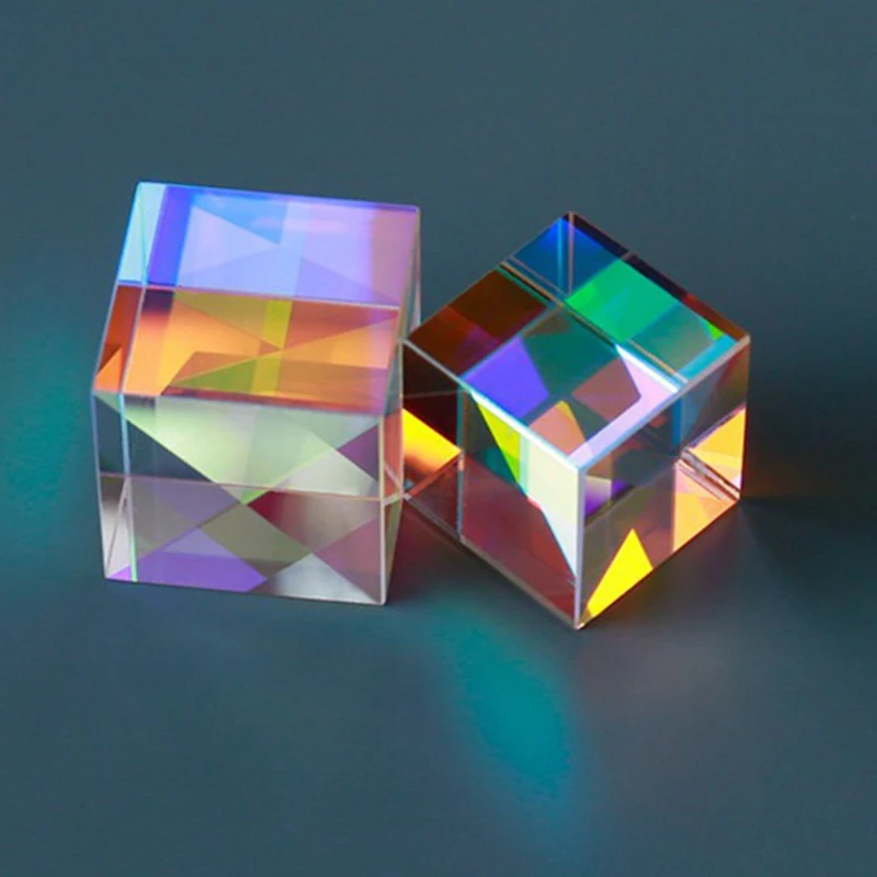 X-кубическая Призма RGB Combiner сплиттер крестообразная дихроичная Призма-украшение преподавания физики инструменты фотография исследования образовательный подарок