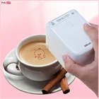 Съедобные чернила, портативный струйный ручной пищевой принтер сделай сам, индивидуальная форма для хлеба, торта, кофе, латте, выпечки логотипа, мини-принтер для кофе