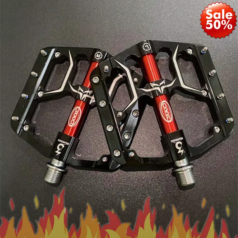 

Flat Bicycle Pedals with 3 Sealed Bearings, Flat Wide Platform Pedals, Wide Platform Pedals, MTB Bicycle Accessories
