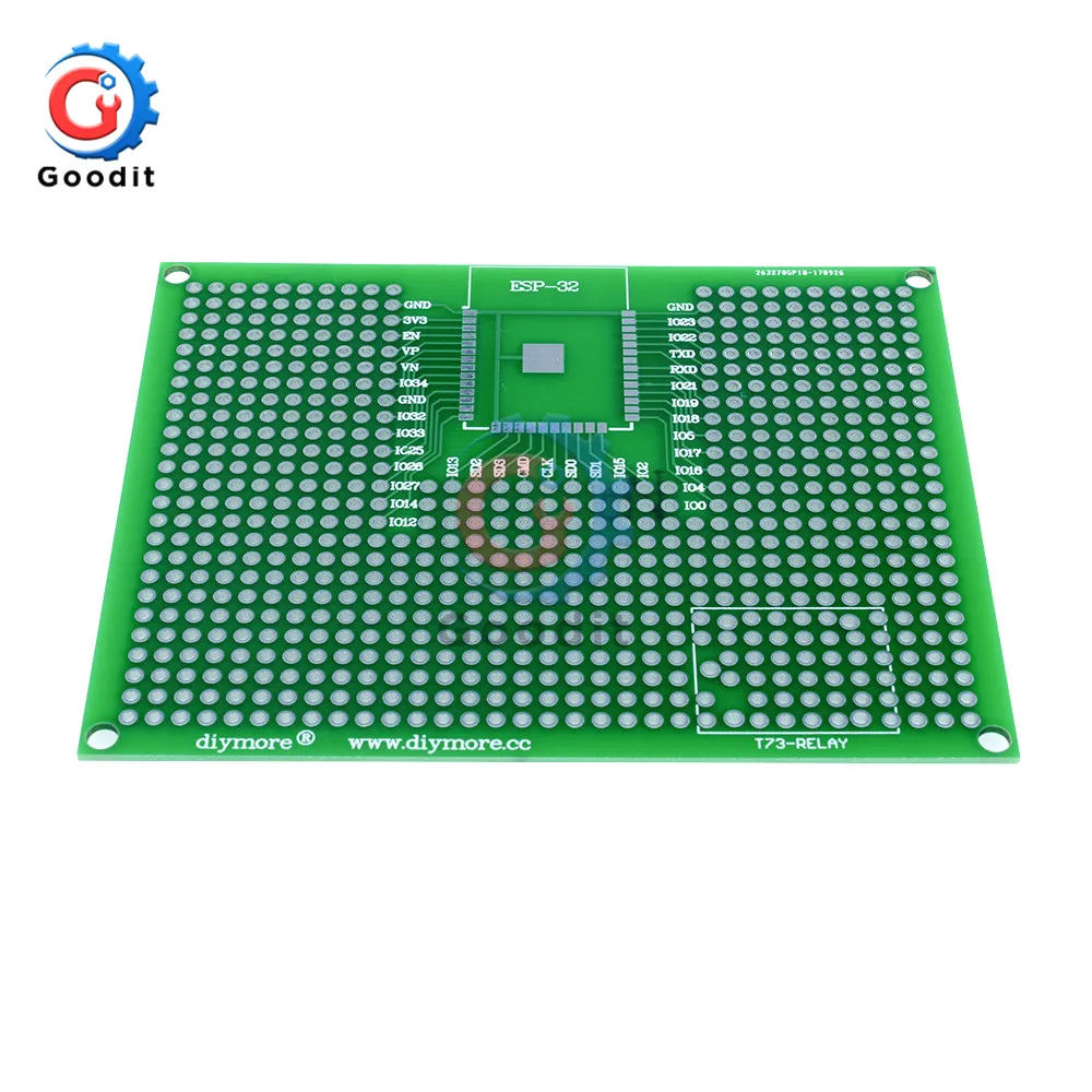 7x9 см прототип печатной платы макетная плата для ESP8266 Φ ESP32 реле 7*9 | Датчики