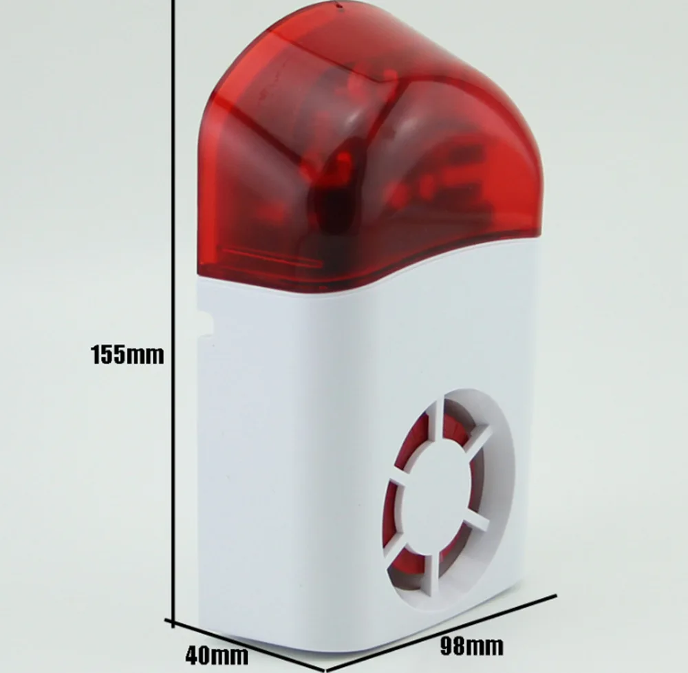 WIRELESS WEATHERPROOF EXTERNAL FLASH LED STROBE OUTDOOR SIREN FOR HOME GSM ALARM SYSTEM | Безопасность и защита