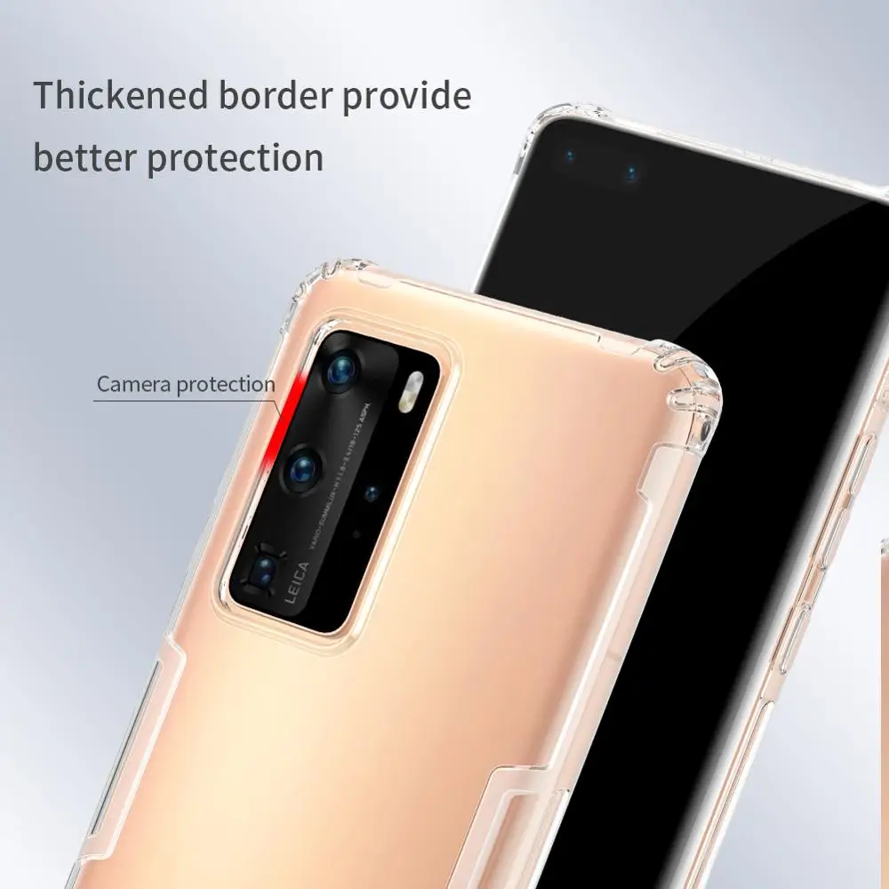 Для Huawei Honor 20 Pro чехол Nillkin TPU 0 6 мм Мягкий сенсорный силиконовый тонкий для P40 Lite