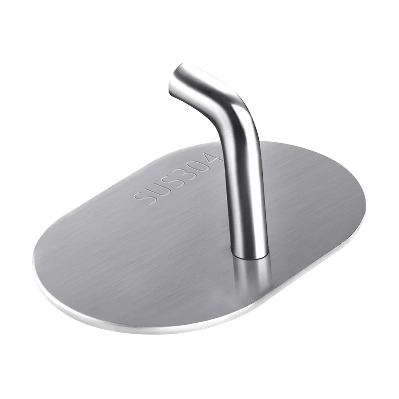 

Stainless steel hook strong viscose free perforation kitchen wall hanging hook seamless nail bathroom metal hook