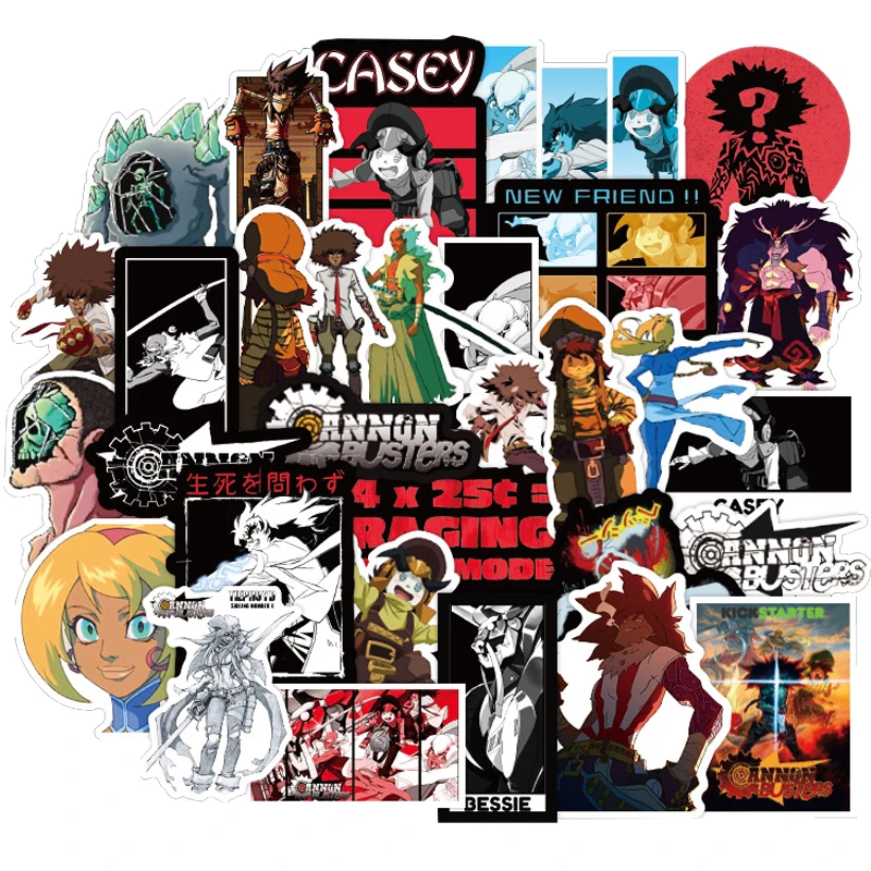 50 шт. японские аниме наклейки на шлем для ноутбука скейтборда PS4 гитары|Наклейки