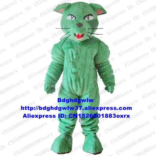 Зеленая длинная меховая леопардовая пантера копард гепард пардус