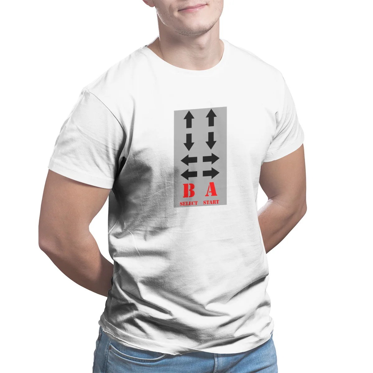 

Gamer T-Shirt Custom Vintage Christmas Sleeve Streetwear Retro T-shirt 12955