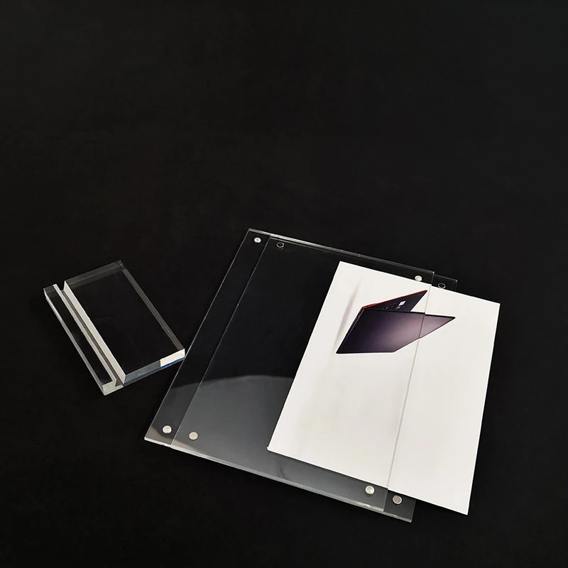 Акриловый Настольный карточный стеллаж бирка для рекламных щитов настольная