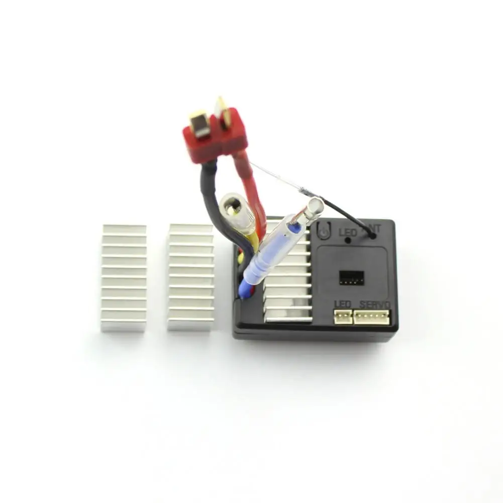 

Remote Control Car Receiving Board Receiver Circuit Board With Heat Sink Spare Accessories For WLtoys 114 144001 amiable