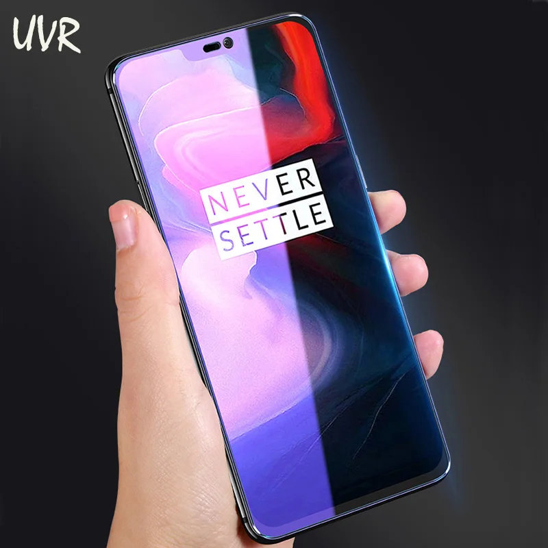 Для Oneplus 6 6T 7 7T полное покрытие с защитой от синего матового закаленного стекла One