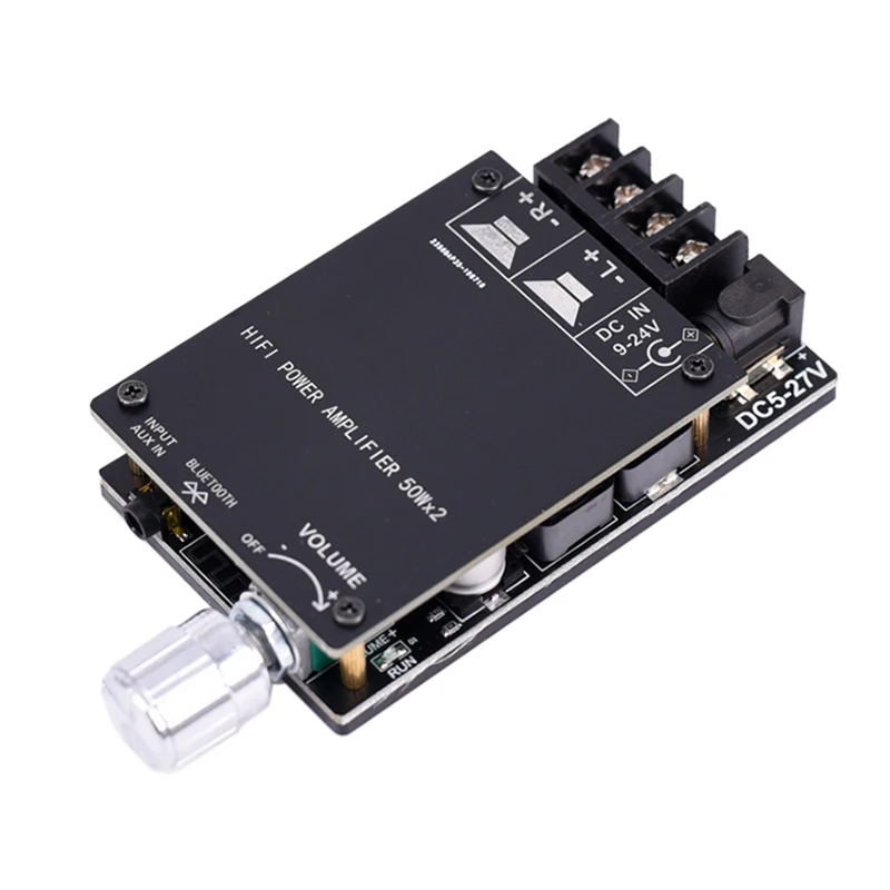 

HIFI 2.0 Stereo Bluetooth Digital Power Amplifier Board TPA3116 50WX2 Audio Amp Module GDeals
