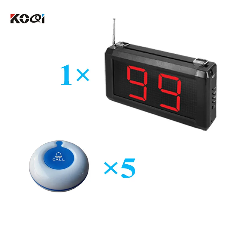 Беспроводной звонок для официанта система удаленного вызова Ресторанный стол