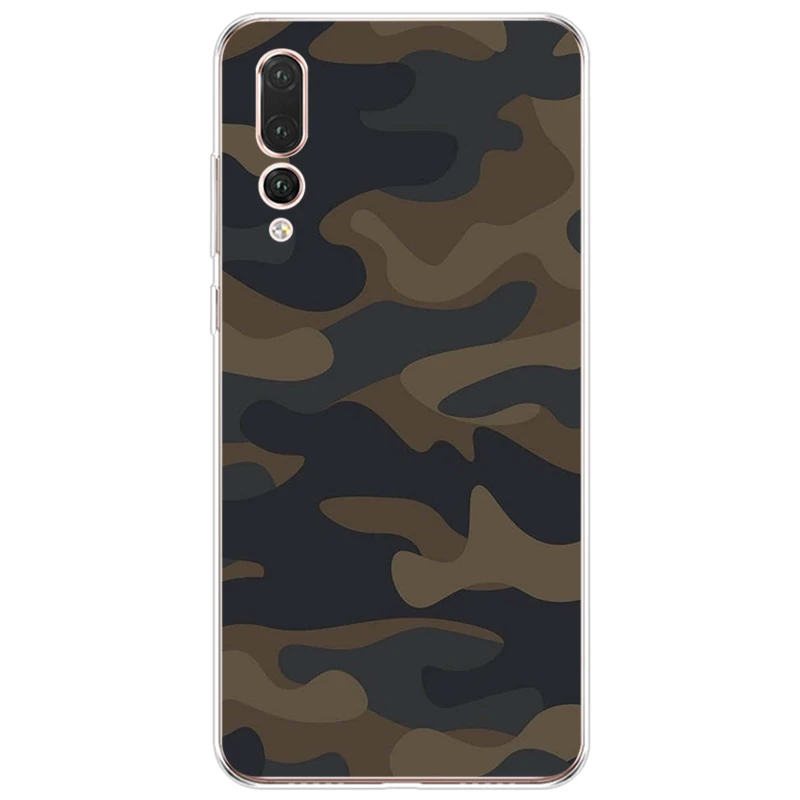 Камуфляжный узор военный армейский Мягкий Силиконовый ТПУ чехол для телефона