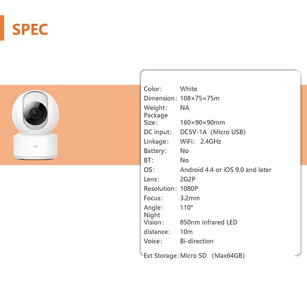 Xiaomi CN версия IMILAB 1080P умная камера инфракрасного ночного видения 360 градусов панорамная умная домашняя беспроводная камера приложение пульт дистанционного управления
