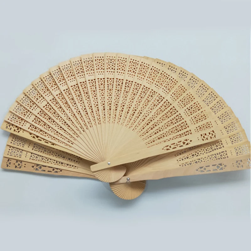 20/23CM Wooden Home Decoration Hand Fan Wedding Supplies Give Gifts Sandalwood Handmade Folding | Дом и сад