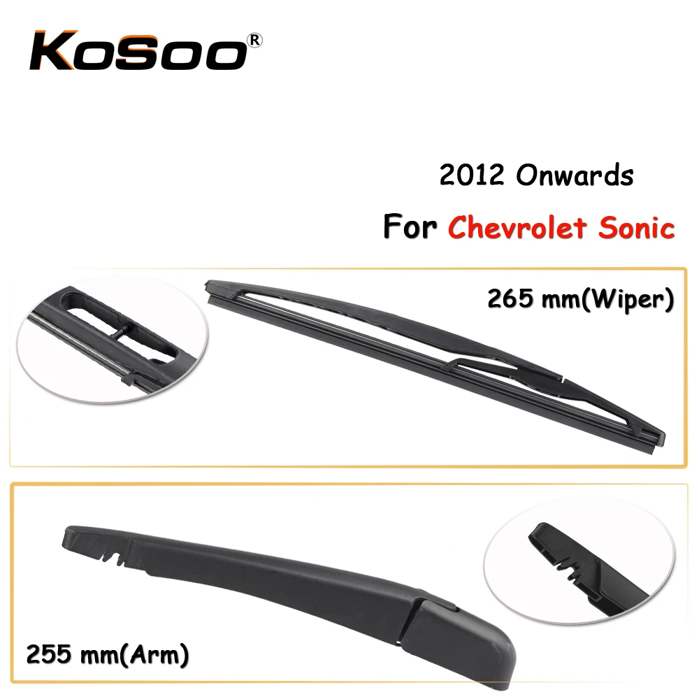 Автомобильная Задняя щетка автомобильного стеклоочистителя KOSOO для Chevrolet Sonic 265