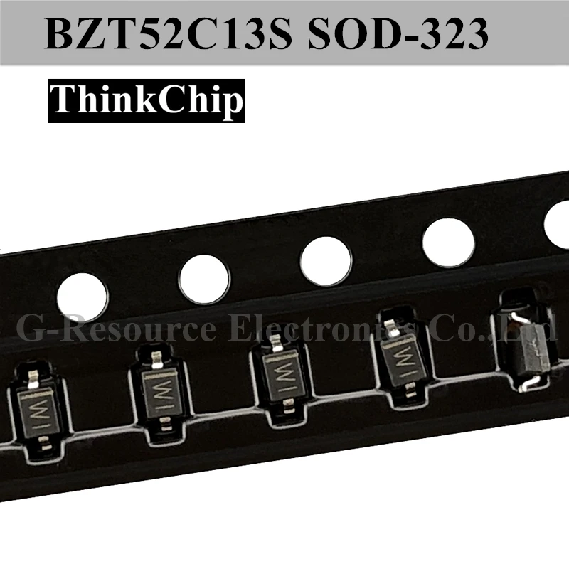 (100 шт.) BZT52C13S SOD 323 SMD 0805 диод со стабилизацией напряжения 13 в (маркировка WI)|Запасные