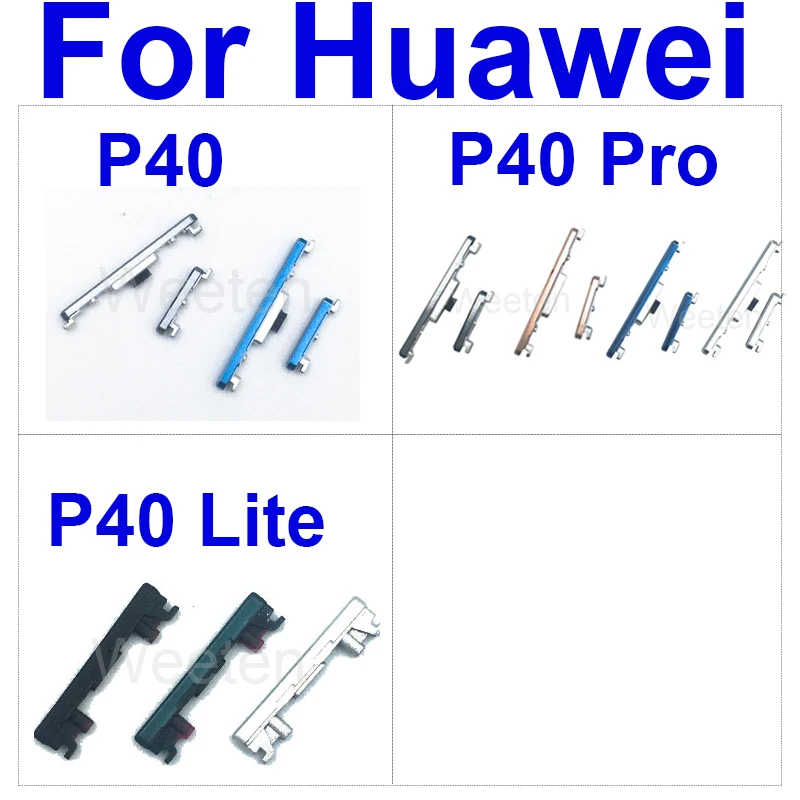 Боковые кнопки питания и громкости для Huawei P40 Lite Pro боковые ВКЛ./ВЫКЛ. переключения