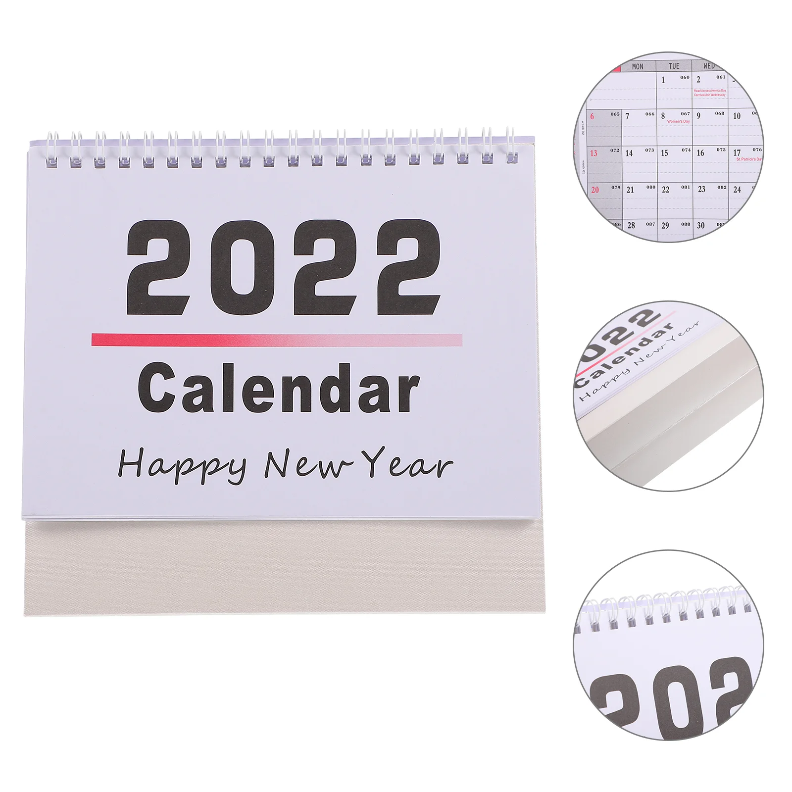 

Calendar 2022 Desk Tabletopdo List Notes Portable Standing Wire Binding Monthly Office Table Decorativeschool Small