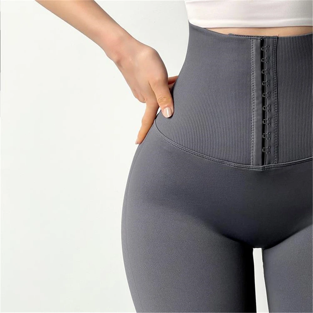 

Corset Sexy Leggings Women Elastic High Waist Fitness Short Pants 2021 Harajuku Female Gym Streetwear Knee Length Legging Pant