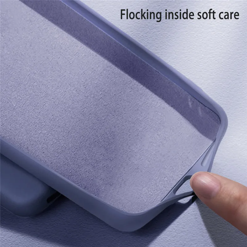 

New Original Liquid Silicone Soft Skin Cover For Samsung Galaxy S21 S20 ultra/ Plus S20FE S21FE 5G Back Cover