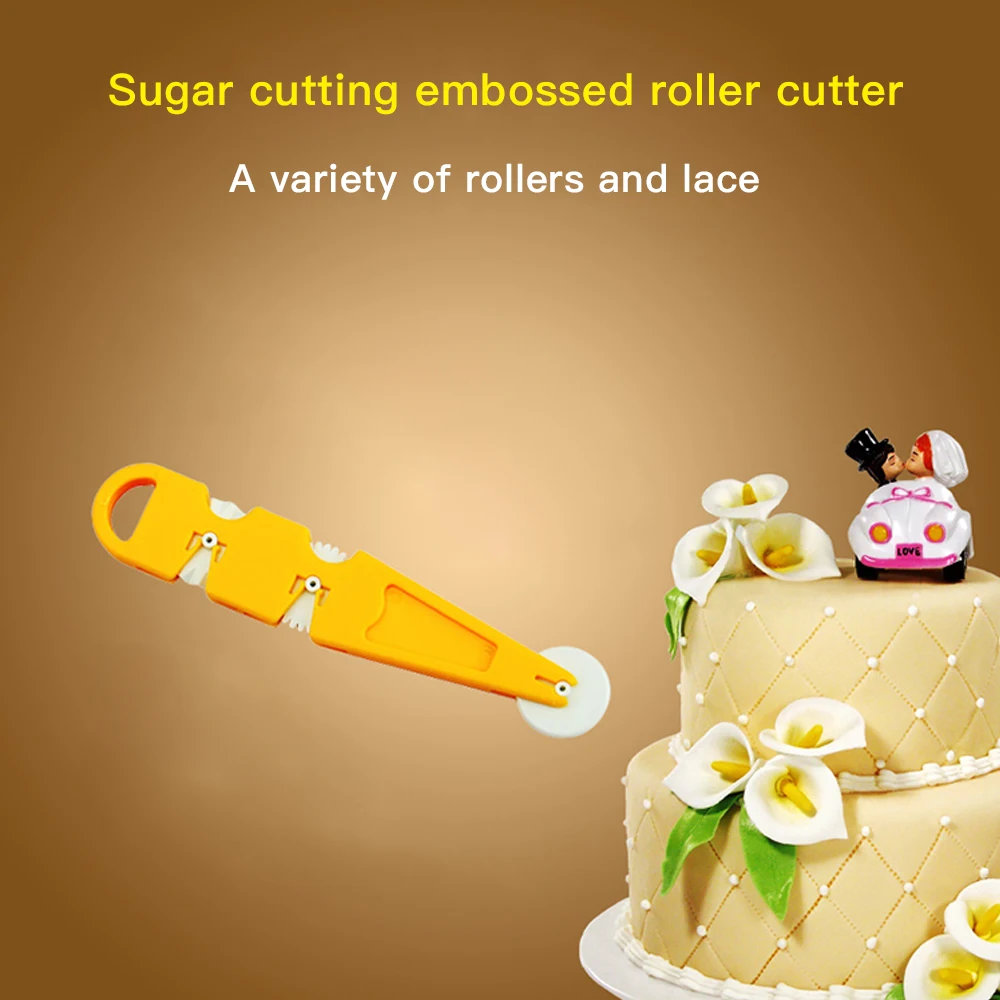 

3 Wheel Pastry Rolling Wheel Decorator Kitchen Accessories Cake Pizza Tools Cutting DIY Rust-Proof Manual Noodle Cutter Knife