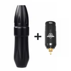 Новая Вращающаяся тату-машинка с ручкой и регулировкой хода, японская модель, Беспроводная мини-машинка с питанием, бесплатная доставка