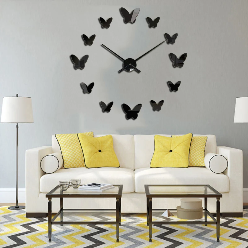 Новинка 2021 настенные часы сделай сам наклейка s домашний декор плакат