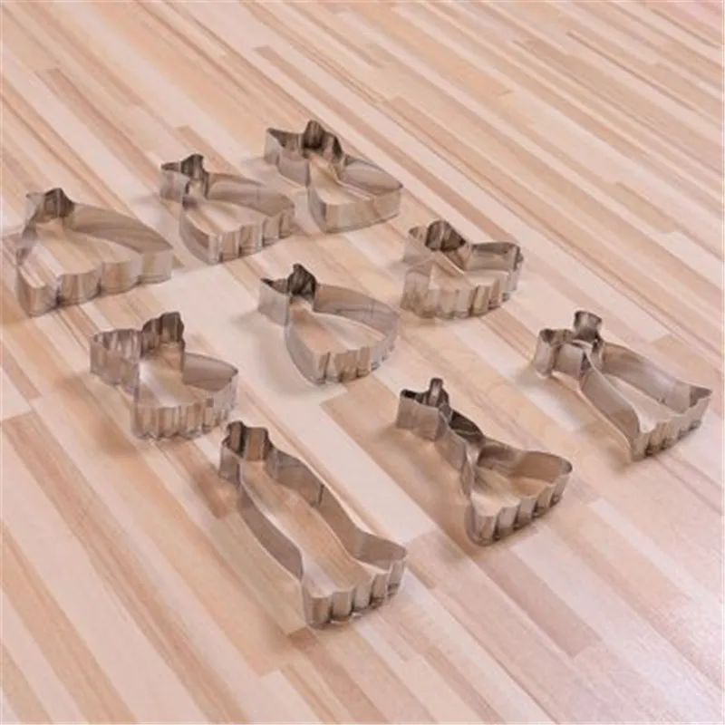 Свадебное платье из нержавеющей стали резак для печенья принцесса Бальное