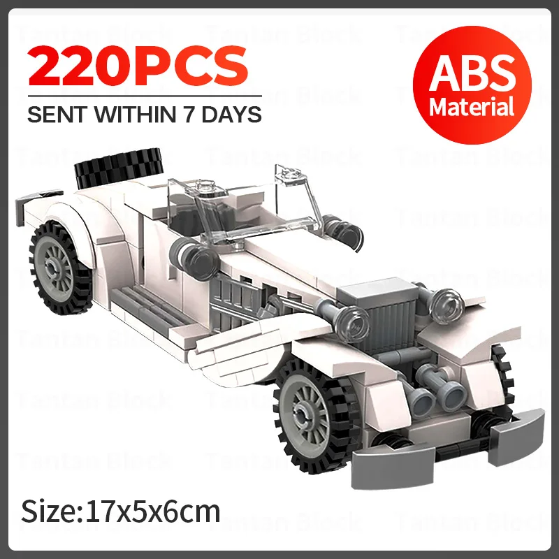 

MOC высокотехнологичный знаменитый классический автомобиль 500K, строительные блоки, имитация автомобиля, строительные блоки, Коллекция стро...