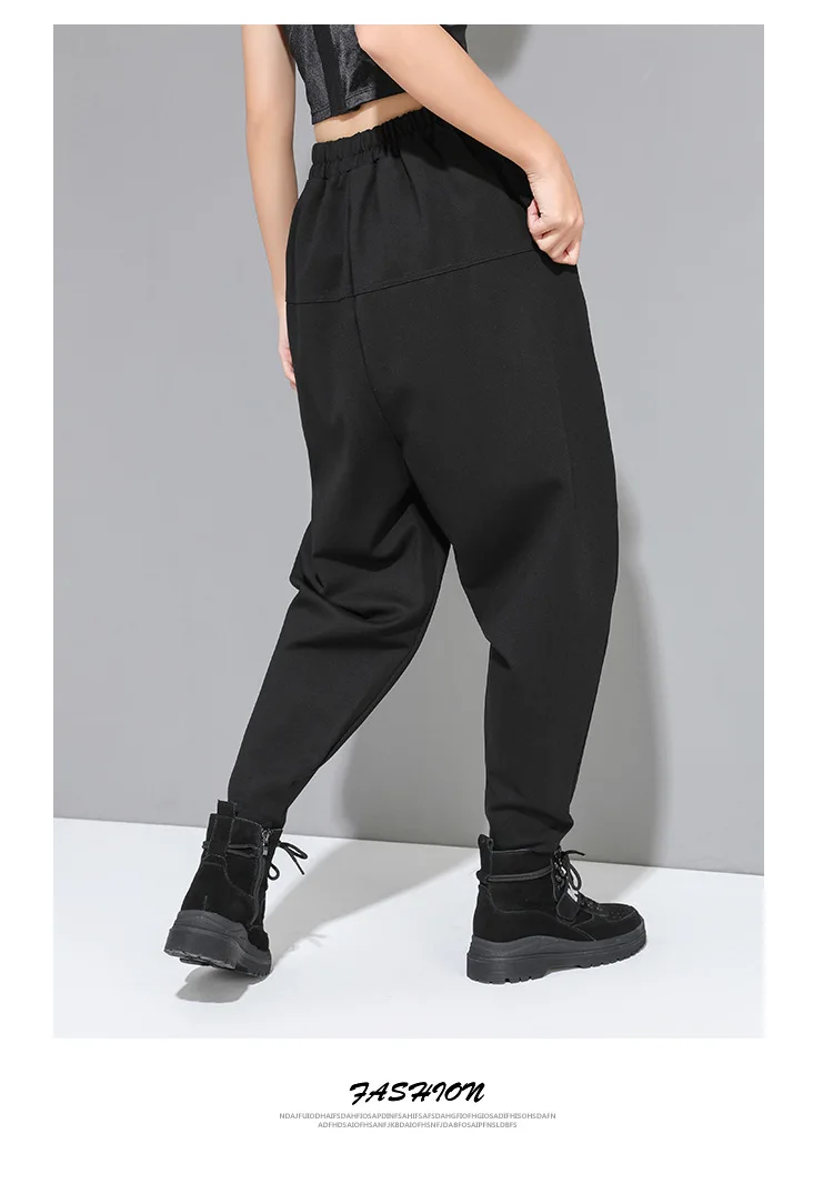 Сохраняющие тепло зимние шаровары Pantalon es свободные хлопковые панковские Женские Мешковатые штаны Дамские Pantalon брюки карго