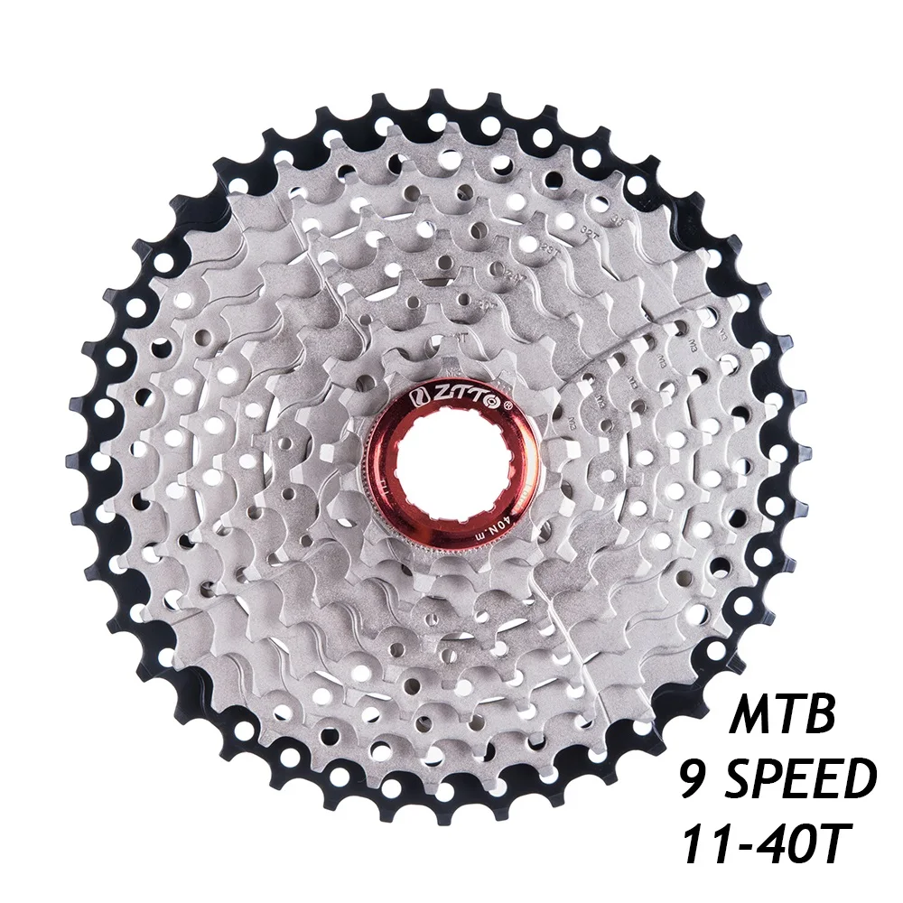Кассета MTB 9-скоростная для горного велосипеда 11-40T свободное колесо звездочка 9 s