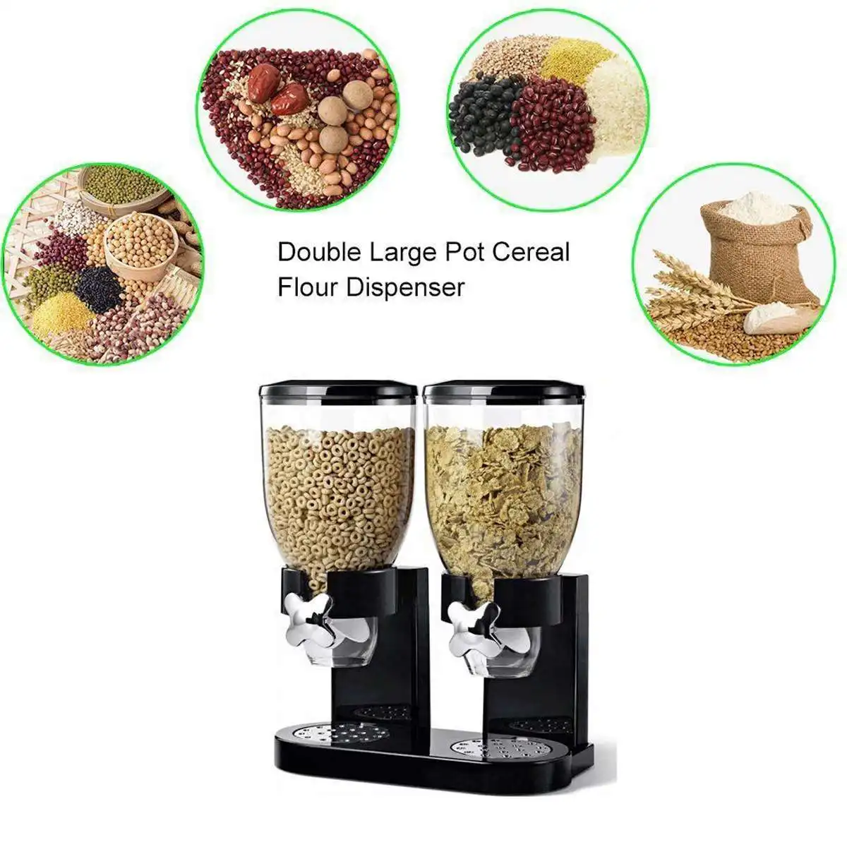 2L/4L Пластик Еда контейнеры для хранения Крупы бутылки Multigrains банок орехов конфет