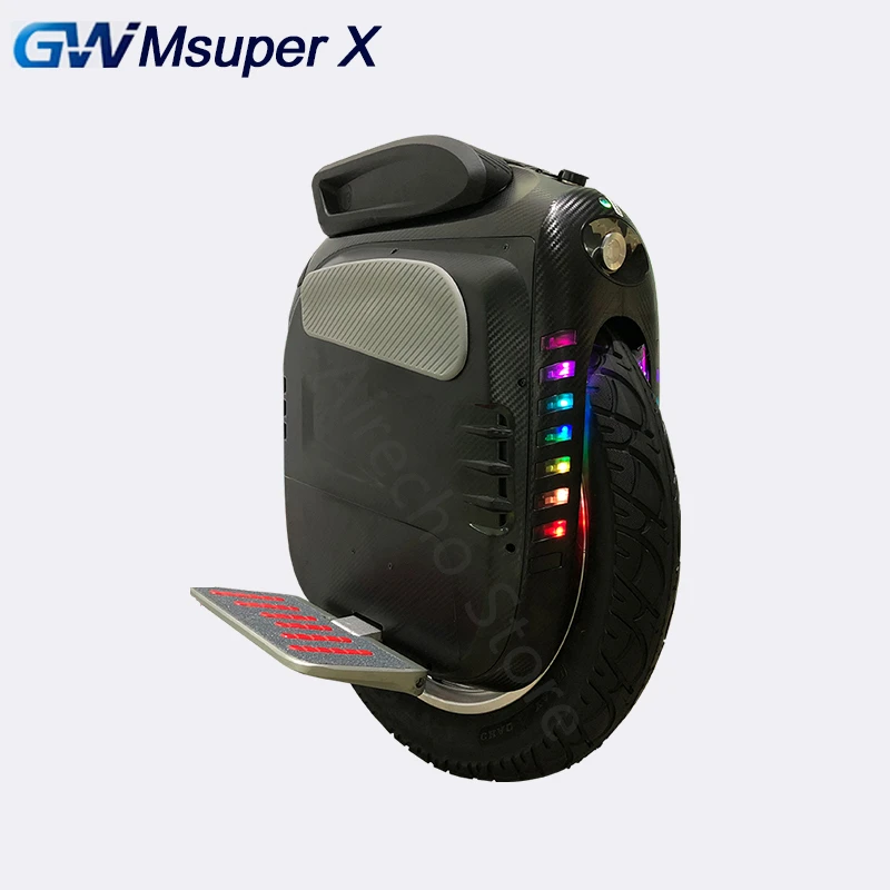 Gotway Msuper X самобалансирующийся электрический скутер 2000 Вт Мотор 1600WH 160 км Диапазон 1" колесо Одноколесный скейтборд Ховерборд