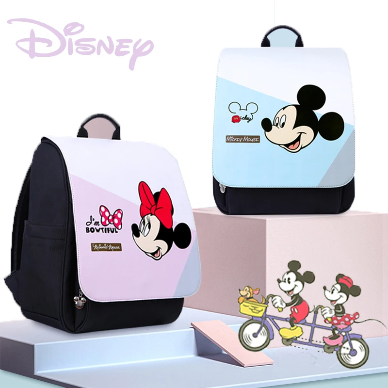 Сумка для подгузников Disney Mickey Minnie USB вместительная сумка мам и детский дорожный