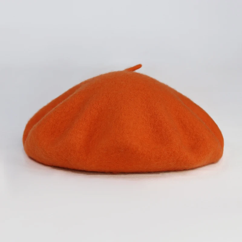 Берет женский шерстяной в стиле кэжуал | Аксессуары для одежды