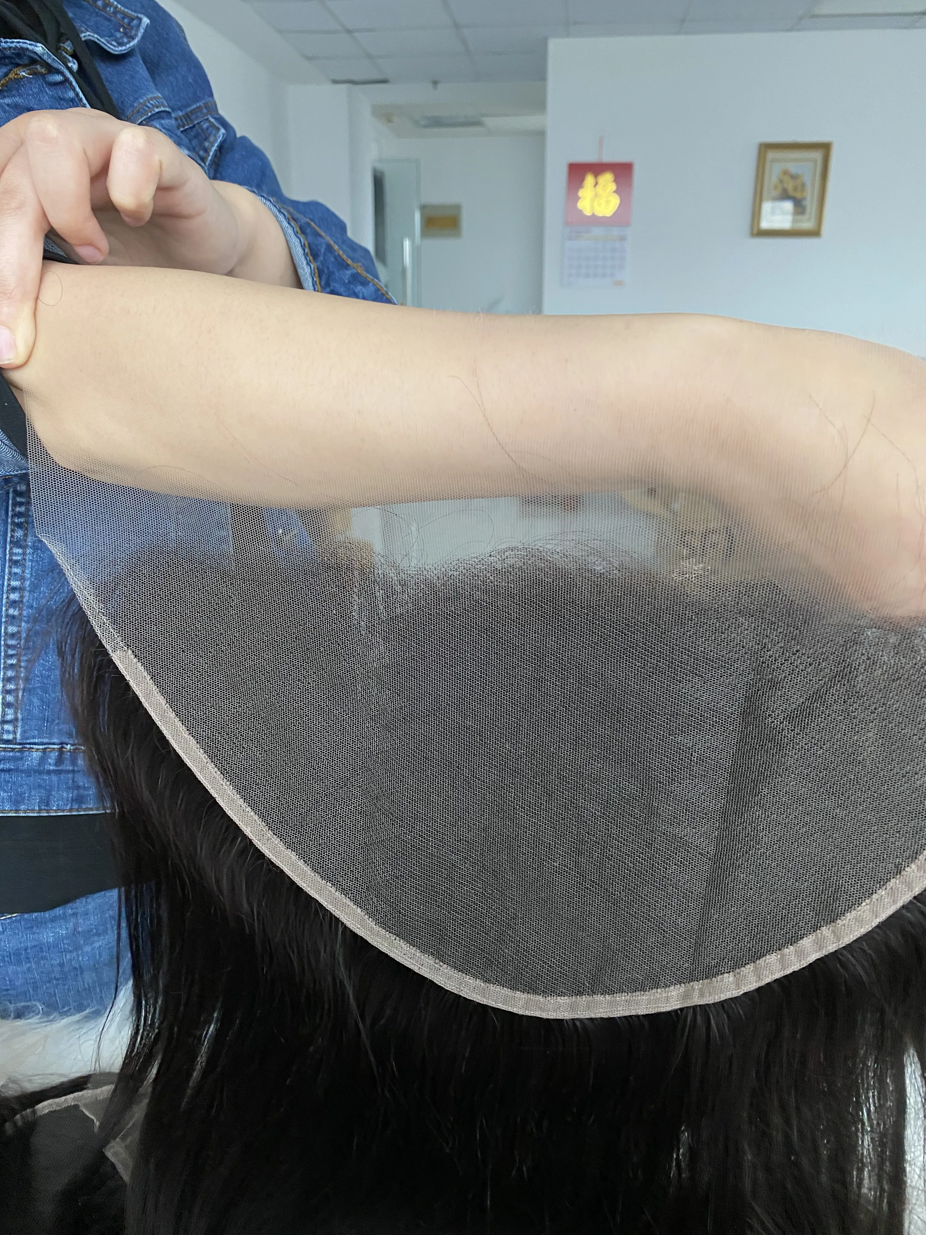 

Natural Look 4x4 5x5 13x4 HD Lace frontals closures Peruvian Remy Hair