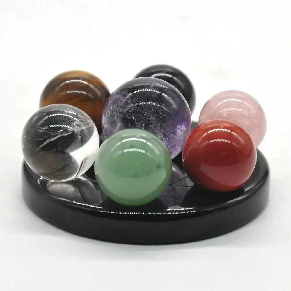 Набор из 7 звездных камней в виде чакр хрустальный шар восстанавливающий войск