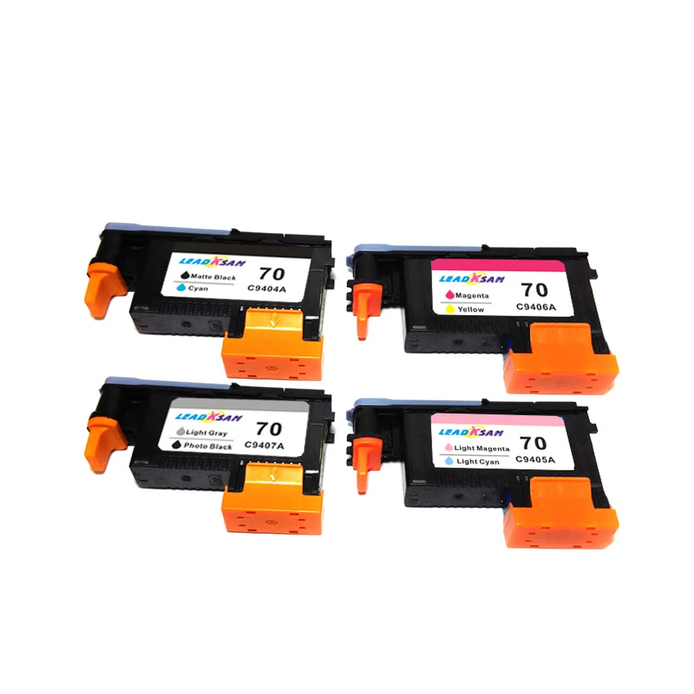 LEADKSAM 70 печатающая головка совместима с печатающей головкой hp для hp70 C9404A C9405A C9406A