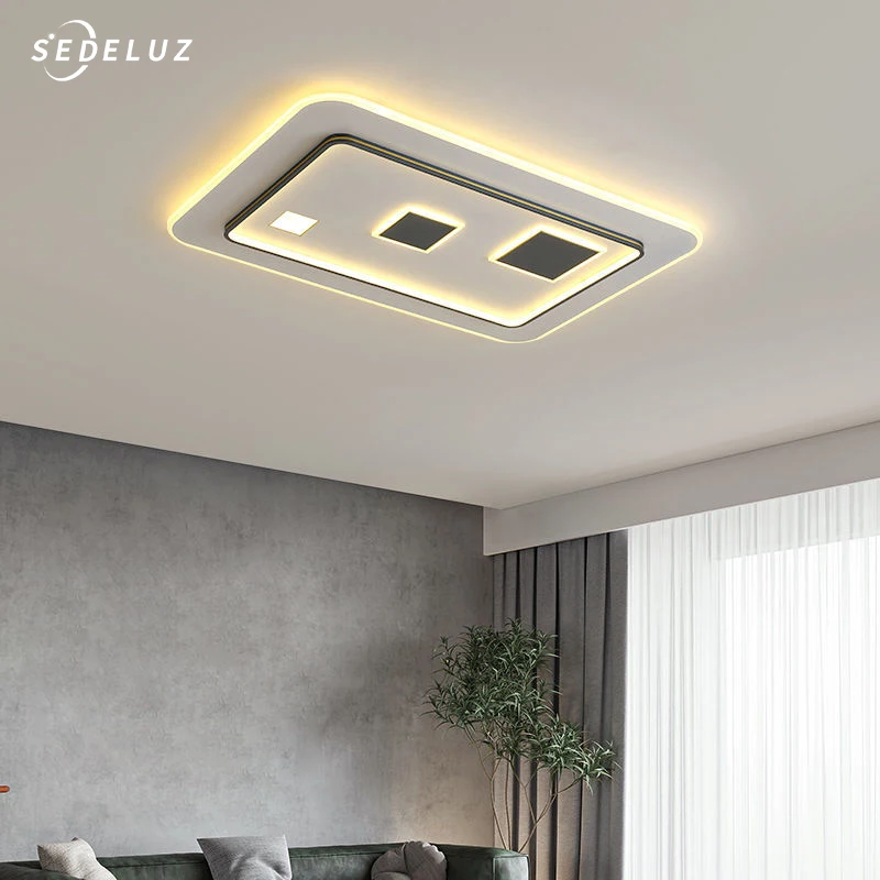 Светодиодная потолочная лампа Круглый/квадратный светильник для гостиной