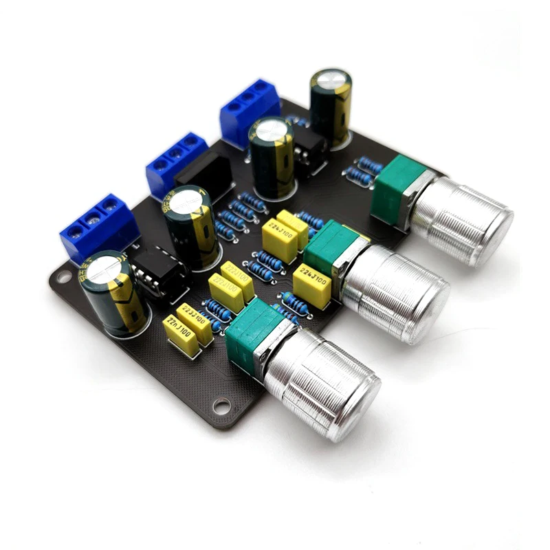 Двойной Стерео предусилитель NE5532 плата аудио hi-fi Amprifier эквалайзер высоких басов