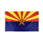 Флаги и баннеры Flagnshow 90x150 см, 3x5 футов, флаги штата Аризона и американские флаги для украшения