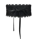 Женский широкий корсет, черный или белый кружевной пояс для свадебного платья, 2022