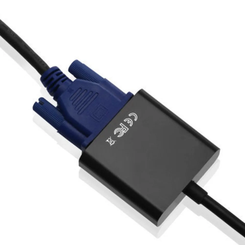 Адаптер HDMI совместимый с VGA кабель преобразователя цифрового сигнала в
