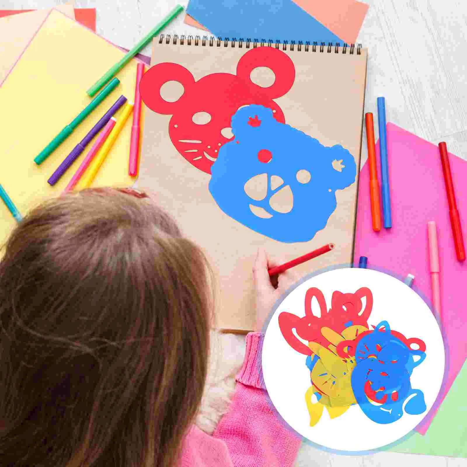 

12pcs Animal Stencils Drawing Hollow Drawing Templates for DIY Art