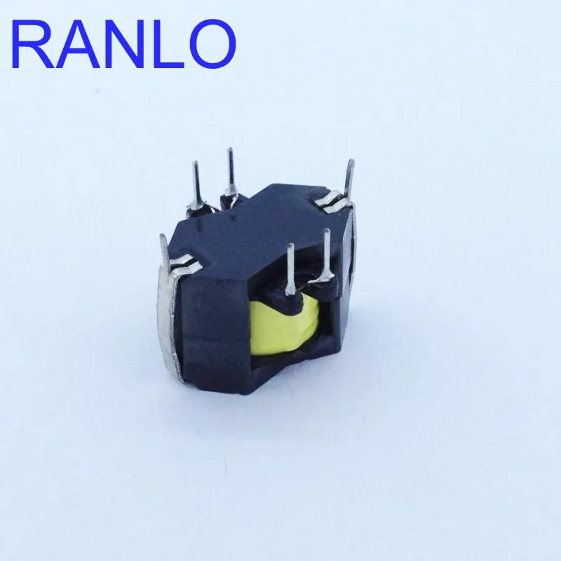 RANLO RM6 2+ 2pin привод Трансформатор магнит ферритовый сердечник трансформатор коэффициент поворота 24 T: 24T 175uHmH 0,25 мм FIW медный провод