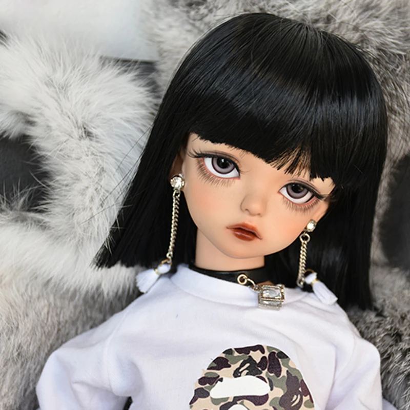 1/3 1/4 1/6 1/8 Bjd SD парик волос Высокая температура короткий классный провод BJD для
