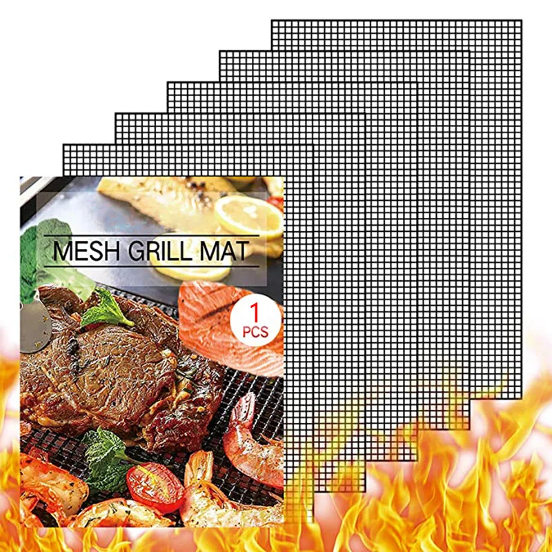 

Hot Non-stick Barbecue grill for Mesh Mat Replacement Wire Net Grilling Pads Outdoor Reusable BBQ Accessories barbacoa barware