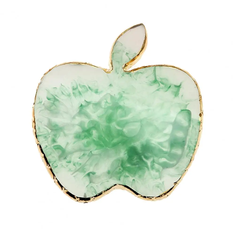 

Nail Art Palette Mixing Drawing Paint Plate Pad Polished Golden Color Egde Resin Stylish Nail Art Display Plate for Manicure